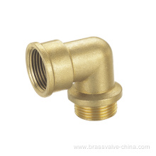 Brass 90 degree elbow fitting